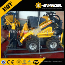 Mini Skid Steer Backhoe loader mini wheel loader for sale